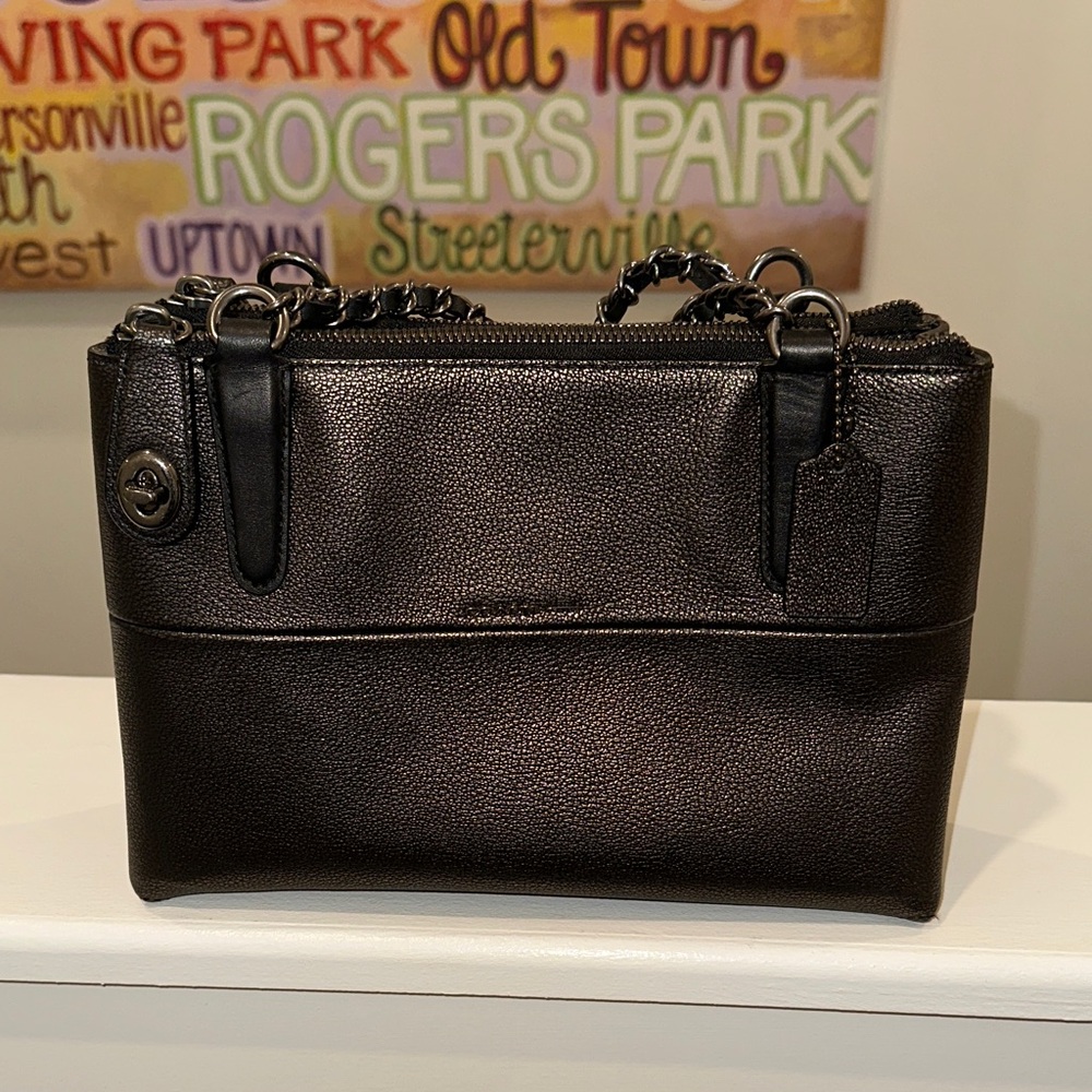 Coach Metallic Shoulder Bag